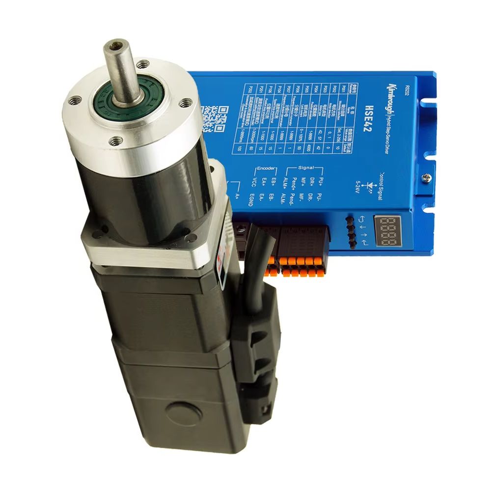 Closed Loop Stepper Motor Nema 17 - Тормозной планетарный редуктор 0,6 Нм Nema17
