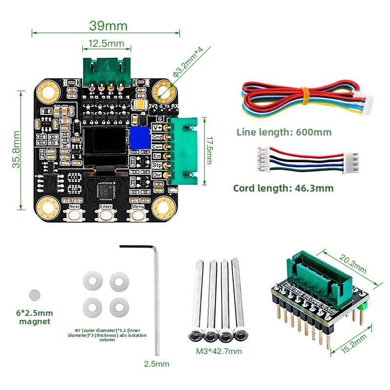 Супертихий драйвер шагового дв – обзор и цена Closed Loop Stepper Motor Nema 17