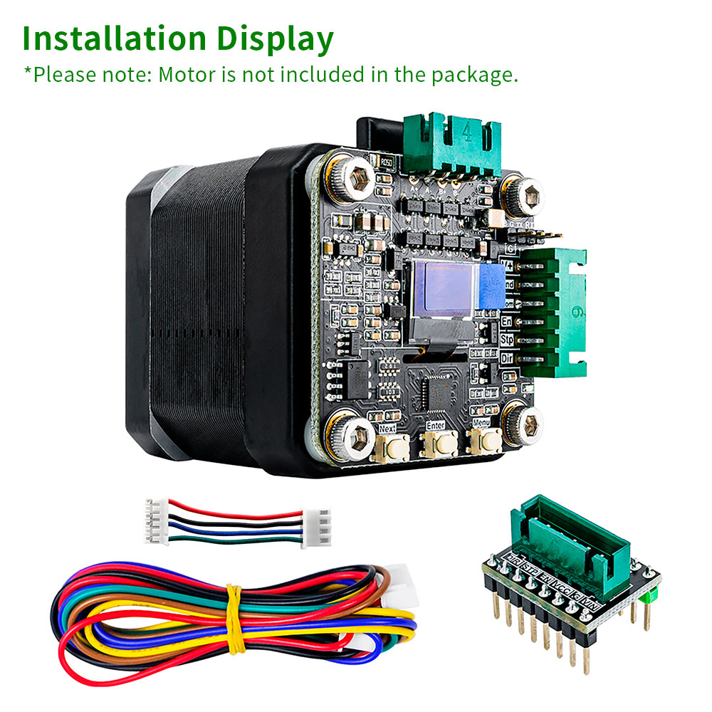 Makebase MKS SERVO42C PCBA NEM – обзор и цена Closed Loop Stepper Motor Nema 17