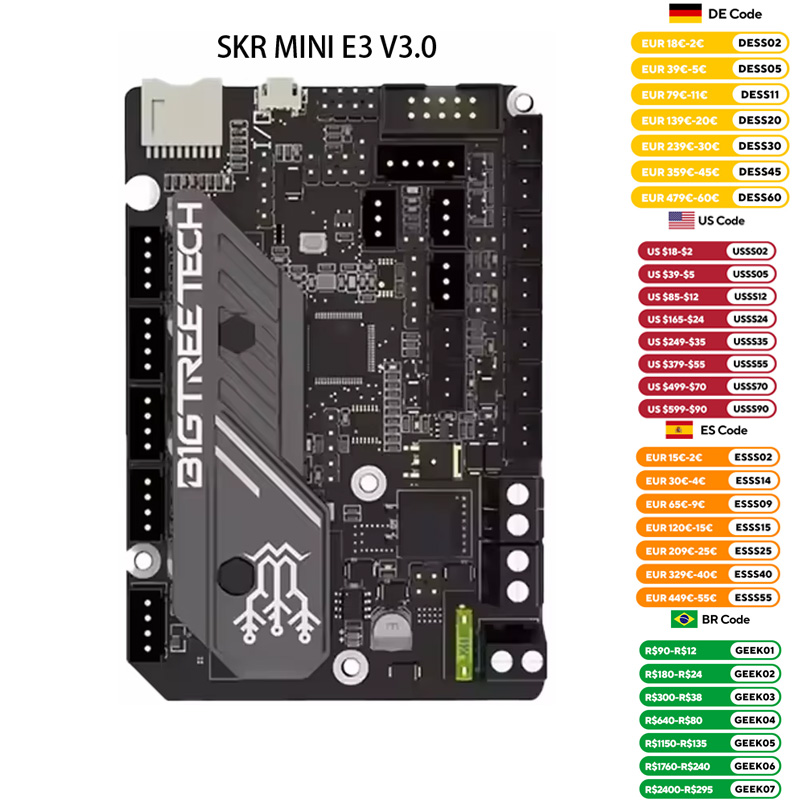BIGTREETECH SKR MINI E3 V3.0 3 – обзор и цена Corexy 3D Printer Kit