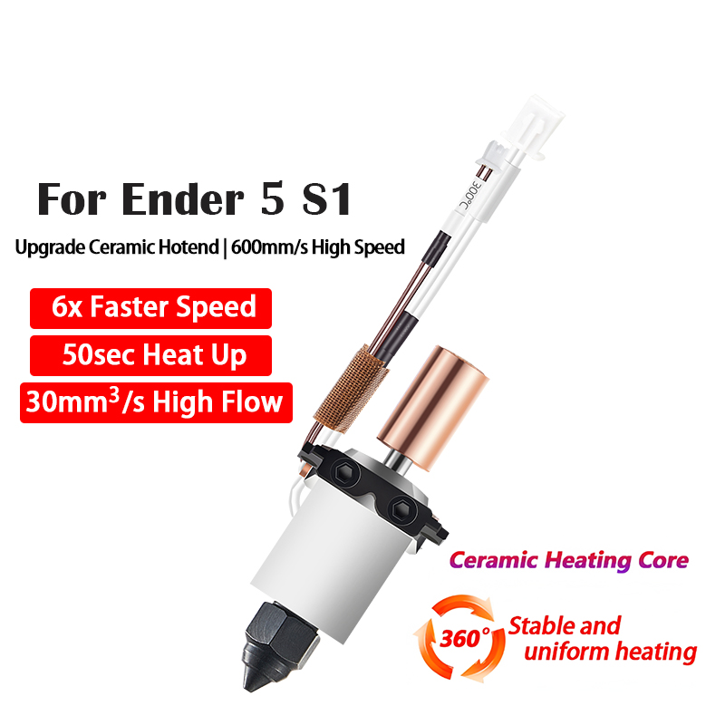 Керамический Hotend для Ender  – обзор и цена High Flow Ceramic Hotend